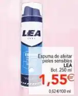 SPAR Lea - espuma de afeitar pieles sensibles oferta