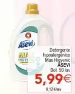 SPAR Asevi - detergente hipoalergénico max higyenic oferta