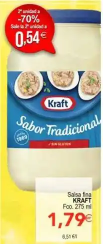 SPAR Kraft - salsa fina oferta