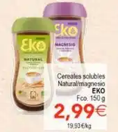SPAR Eko - cereales solubles natural/magnesio oferta