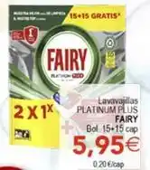 SPAR Fairy - lavavajillas platinum plus oferta