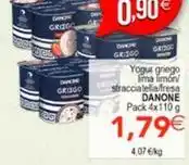 SPAR Danone - yogur griego lima limon/ sfracciatella/ fresa oferta