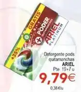 SPAR Ariel - detergente pods quitamanchas oferta