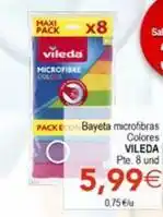 SPAR Vileda - bayeta microfibras colores oferta
