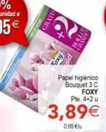 SPAR Foxy - papel higiénico bouquet 3 c oferta