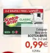 SPAR Scotch-brite - estropajo fibra verde oferta
