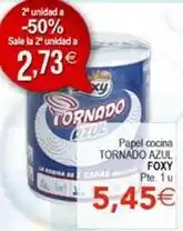 SPAR Foxy - papel cocina tornado azul oferta
