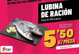 AhorraMas Lubina de racion oferta