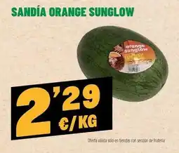 AhorraMas Orange - sandía sunglow oferta