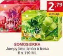 Supermercados Extremadura Somosierra - jumpy lima limón o fresa oferta