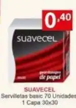 Supermercados Extremadura Suavecel - servilletas basic oferta