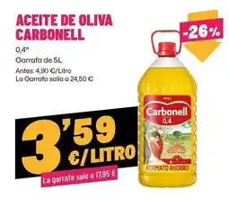AhorraMas Carbonell - aceite de oliva oferta