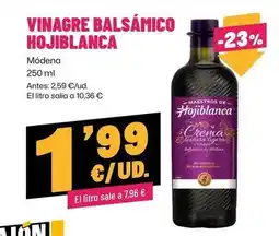 AhorraMas Hojiblanca - vinagre balsamico oferta
