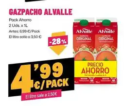 AhorraMas Alvalle - gazpacho oferta