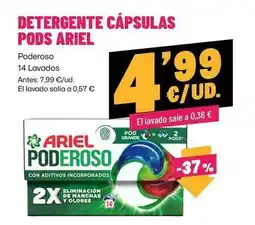 AhorraMas Ariel - detergente cápsulas pods oferta