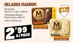 AhorraMas Magnum - helados oferta