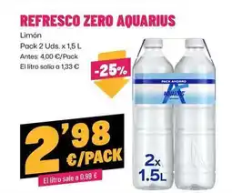 AhorraMas Aquarius - refresco zero oferta