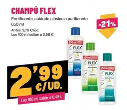 AhorraMas Flex - champú oferta