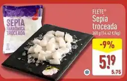 ALDI Flete - sepia troceada oferta