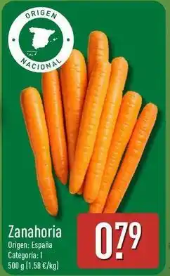 ALDI Origen - zanahoria oferta