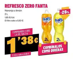 AhorraMas Fanta - refresco zero oferta