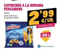 AhorraMas Pescanova - caprichos a la romana oferta