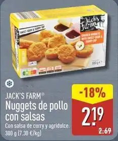 ALDI Up - nuggets de pollo con salsas oferta