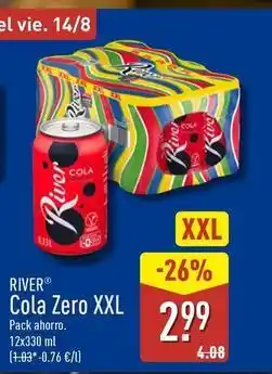 ALDI Cola zero xxl oferta