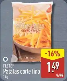 ALDI Flete - patatas corte fino oferta