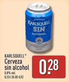 ALDI Karlsquell - cerveza sin alcohol oferta