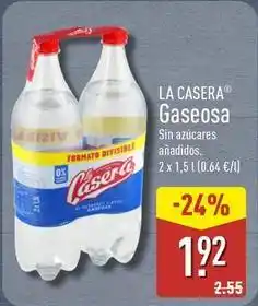 ALDI La casera - gaseosa oferta