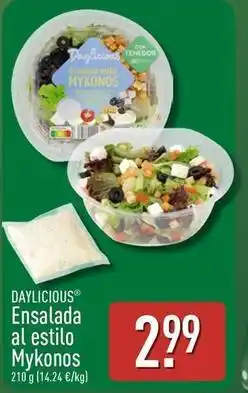 ALDI Ensalada al estilo mykonos oferta