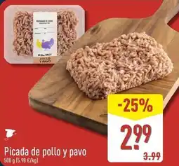 ALDI Picada de pollo y pavo oferta