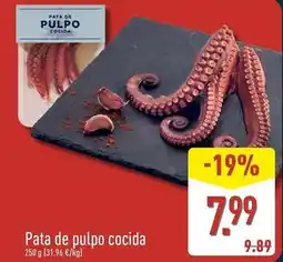 ALDI Pata de pulpo cocida oferta