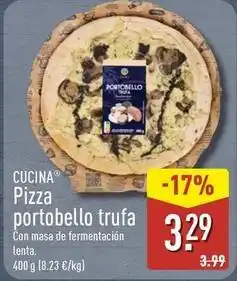 ALDI La cuina - pizza portobello trufa oferta