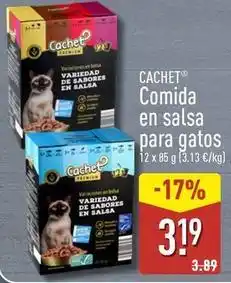 ALDI Cachet - comida en salsa para gatos oferta