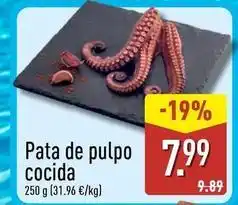 ALDI Pata de pulpo cocida oferta