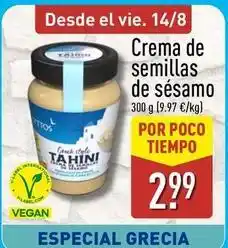 ALDI Style - crema de semillas de sesamo oferta