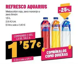 AhorraMas Aquarius - refresco oferta