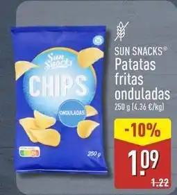 ALDI Sun - patatas fritas onduladas oferta