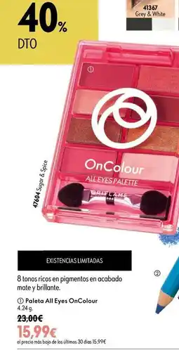 Oriflame White - paleta de ail eyes oferta