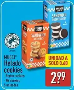 ALDI Mucci - helado cookies oferta