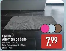 ALDI Novitesse - alfombra de bano oferta