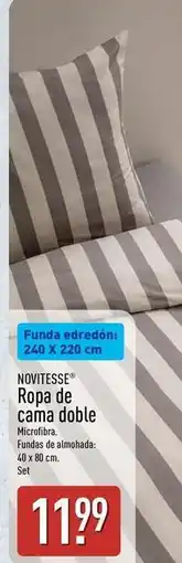 ALDI Novitesse - ropa de cama doble oferta