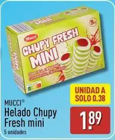 ALDI Mucci - helado chupy fresh mini oferta