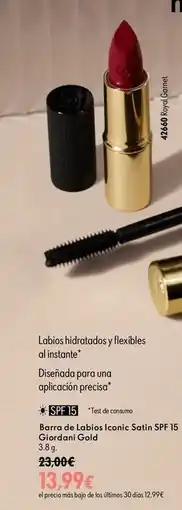 Oriflame Barra de laboi leonita spf 15 oferta