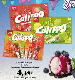 Gadis FRIGO Helado Calippo Supermix, Fresa o Lima-Limón oferta