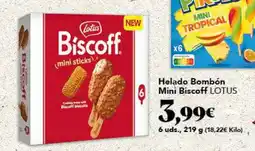 Gadis LOTUS Helado Bombón 6 Mini Biscoff oferta