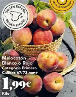 Gadis Melocotón Blanco o Rojo oferta