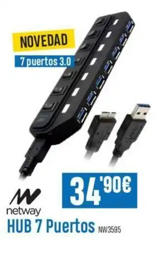 Beep netway Hub 7 Puertos NW3595 oferta